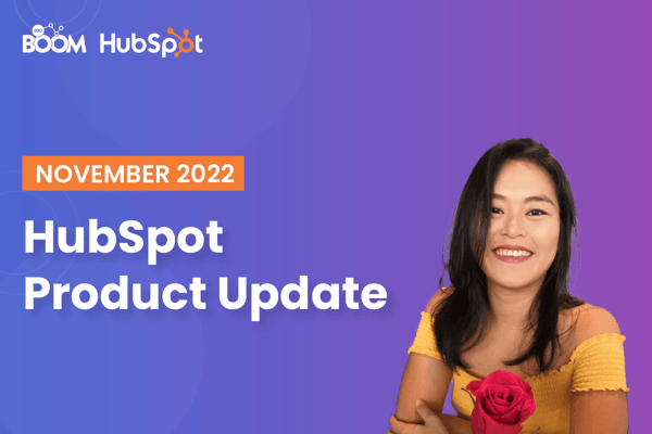 HubSpot Product Update: November 2022