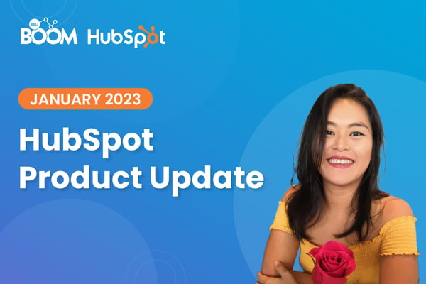 HubSpot Product Update: January 2023