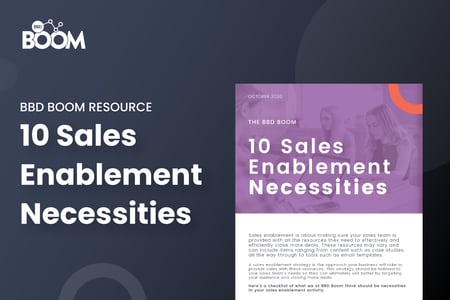 10 Sales Enablement Necessities