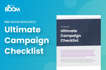 The BBD Boom Ultimate Campaign Checklist